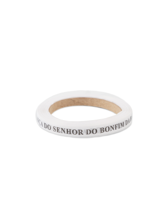 White Brazilian Roll Of Ribbon - Roller Bonfim - Branco