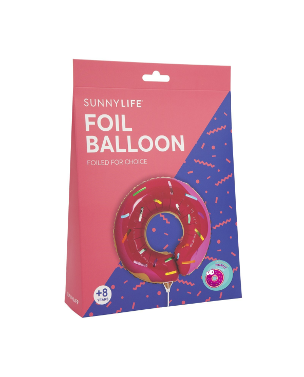 Doughnut Shape Aluminium Balloon On A Stick - Balloon Donut