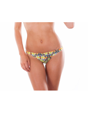 Braguita Brasileña Con Forma Fija Y Estampado Amarillo...