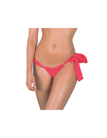 Tanga De Baño Rosado Oscuro Con Nudo - Frutilly Lace