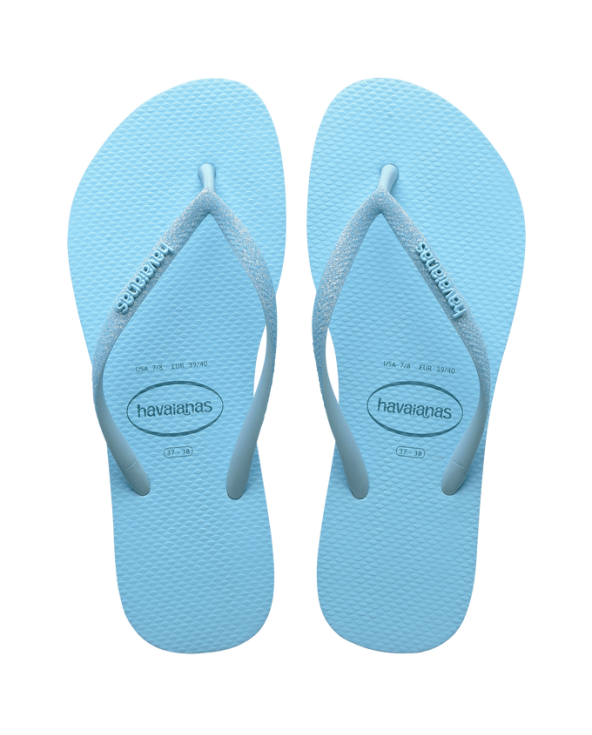 Havaianas Slim Glitter Neon Azul Water