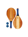 Raqueta Madera Y Agarre De Neopreno Azul - Trancoso Beach Bat Blue