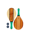 Juego De Palas Para La Playa, Color Verde - Trancoso Beach Bat Leaf Green