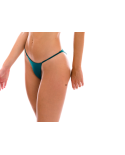 Dark Green Cheeky Brazilian Bikini Bottom With Slim Sides - Bottom Uv-Galapagos Cheeky-Fixa