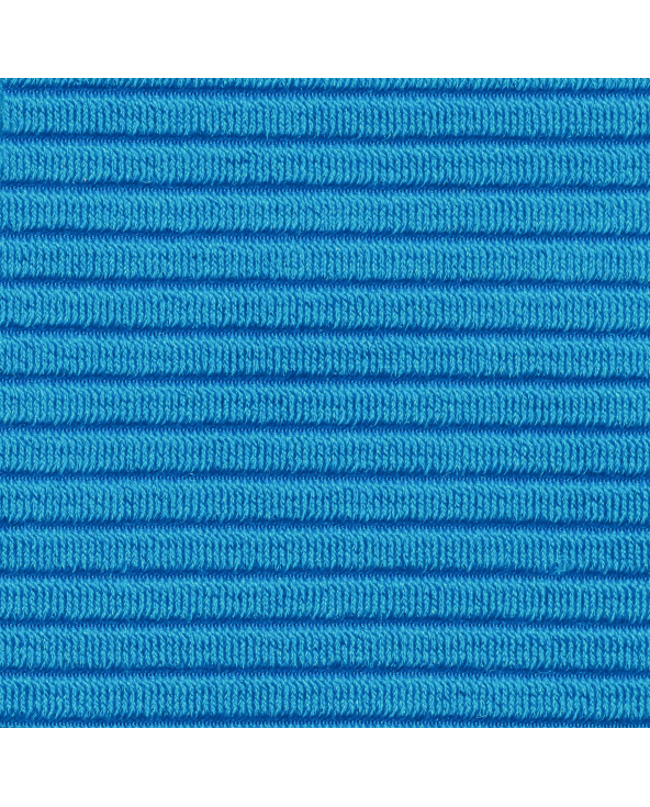 Textured Blue Balconette Bikini Top - Top...