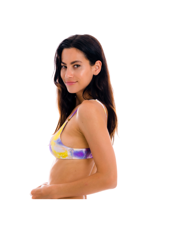 Top Tiedye-Purple Bralette