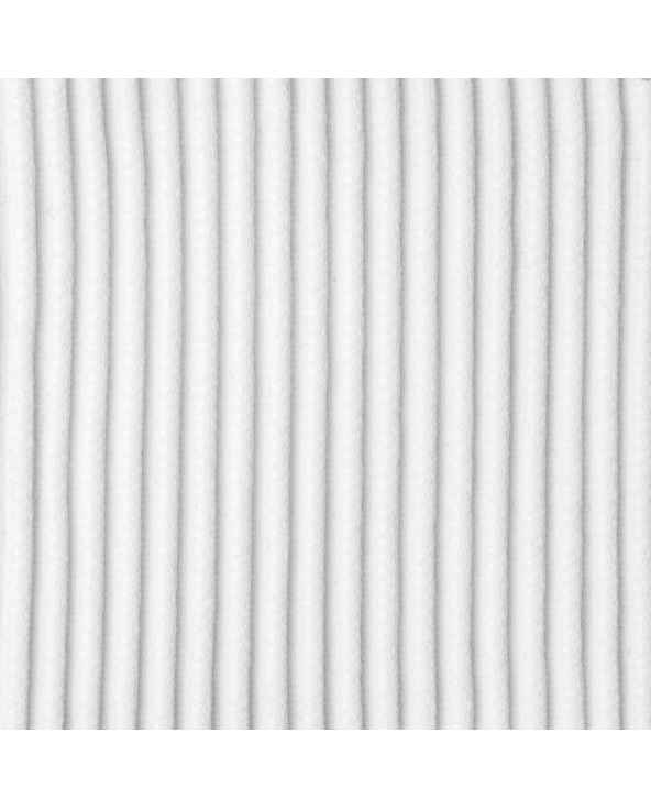 White Ribbed Triangle Top With Adjustable...