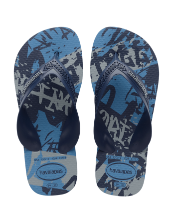 Havaianas Kids Max Street Azul Aco