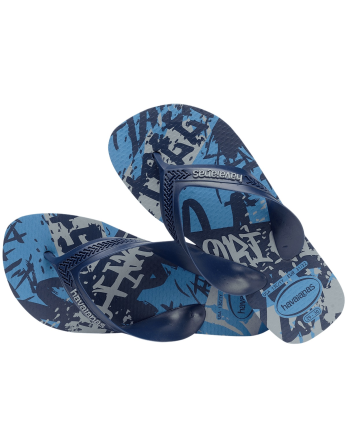 Havaianas Kids Max Street Azul Aco 2