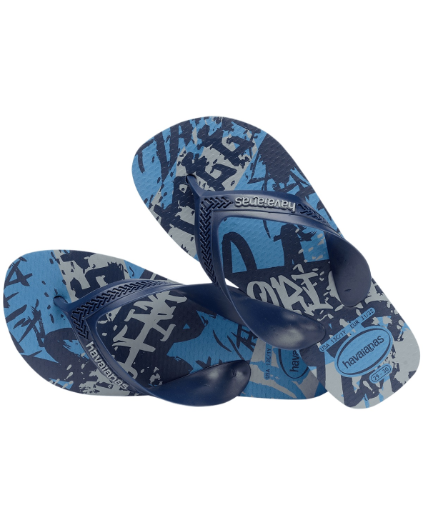 Havaianas Kids Max Street Azul Aco