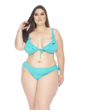 Biquini Babado Bel Azul Miami 2