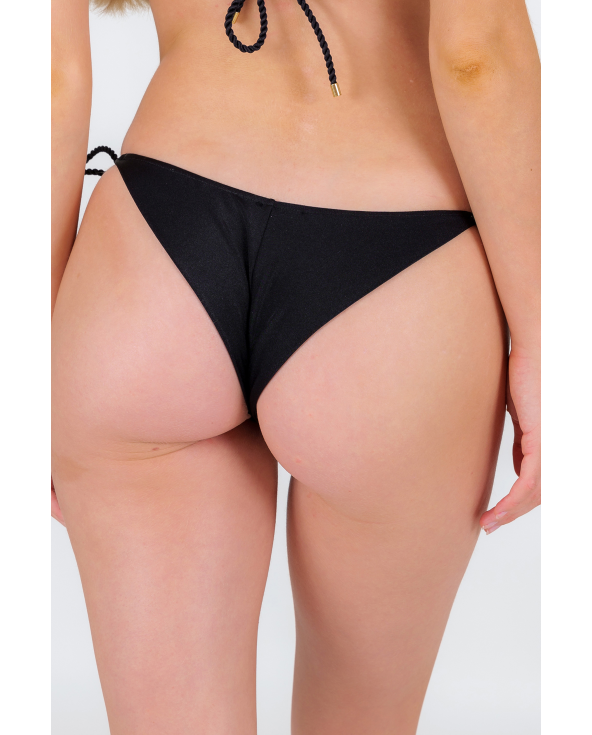 Bottom Shimmer-Black Cheeky-Rope