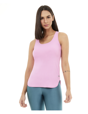 Regata Skin Fit Alongada Rosa Happiness