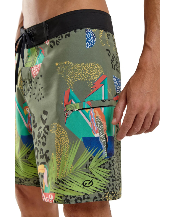 Bermuda Midi Pkt Praia Florestinha Verde