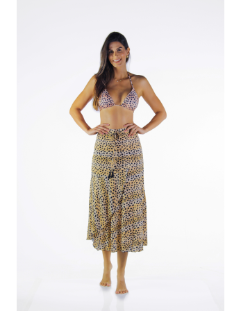 Saia Babado Guepardo