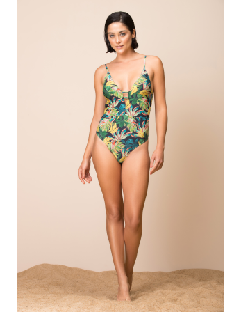 Decote V Tropicool Preto