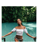 Top Ciganinha Laise Branco