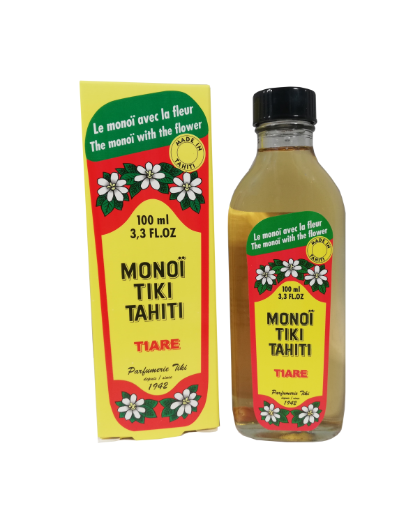Glass Bottle - Tiki Monoi Tiare Tahiti 100Ml