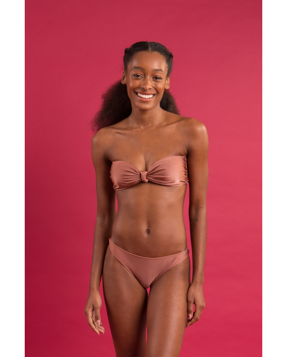 Top Shimmer-Copper Bandeau-Joy