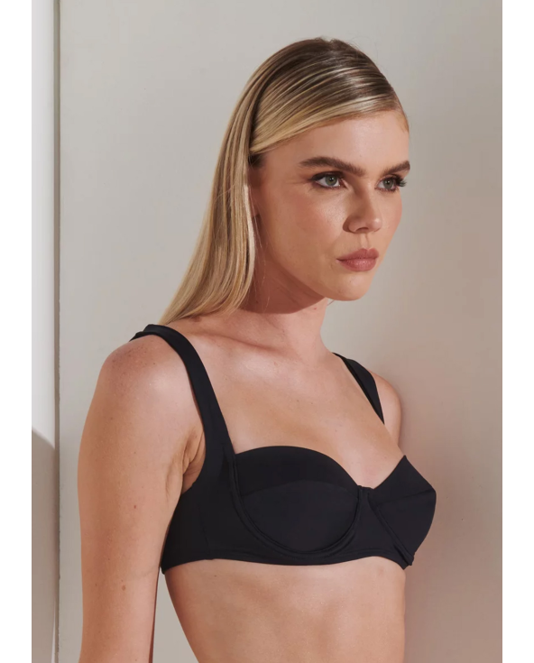 Top Biquini Galea Preto