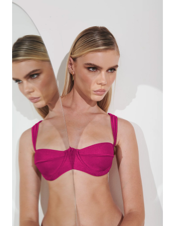 Top Biquini Galea Magenta 2