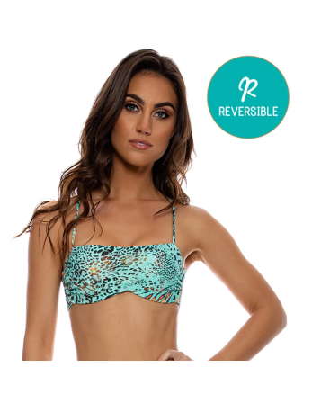 Top Square Animale Aqua