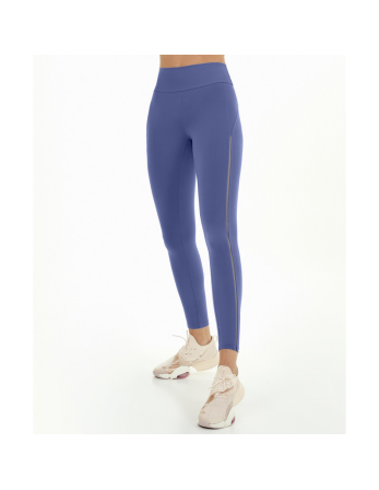 Legging Bodytex Com Elastico Vazado Azul Moonlight