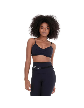 Top Bodytex Costas Decotada Preto