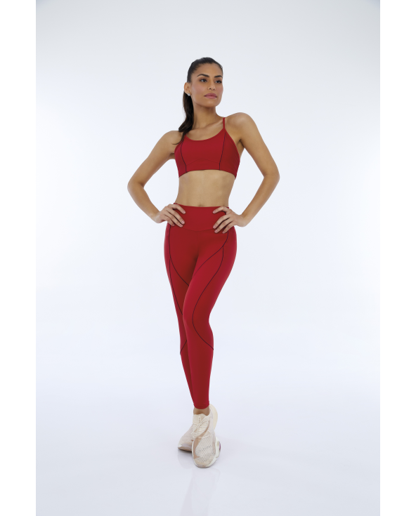 Top Hyper Recortes Atlanta Vermelho Haute Red