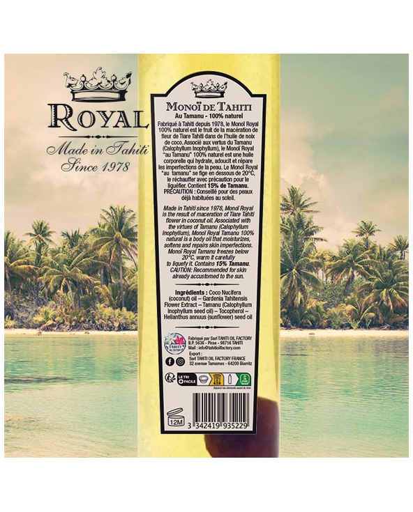Royal Monoi Tamanu 15% 100 Ml + Graine Glass...
