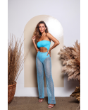 Fishnet Pants Blue