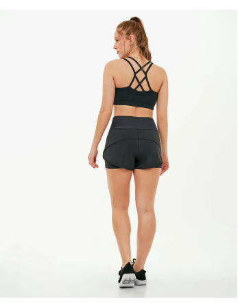 Shorts Bahamas Elastic Transpassado Preto 2