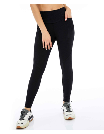 Legging Unique Recortes Preto