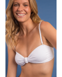 Top Bora-White Bandeau-Joy