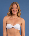 Top Bora-White Bandeau-Joy