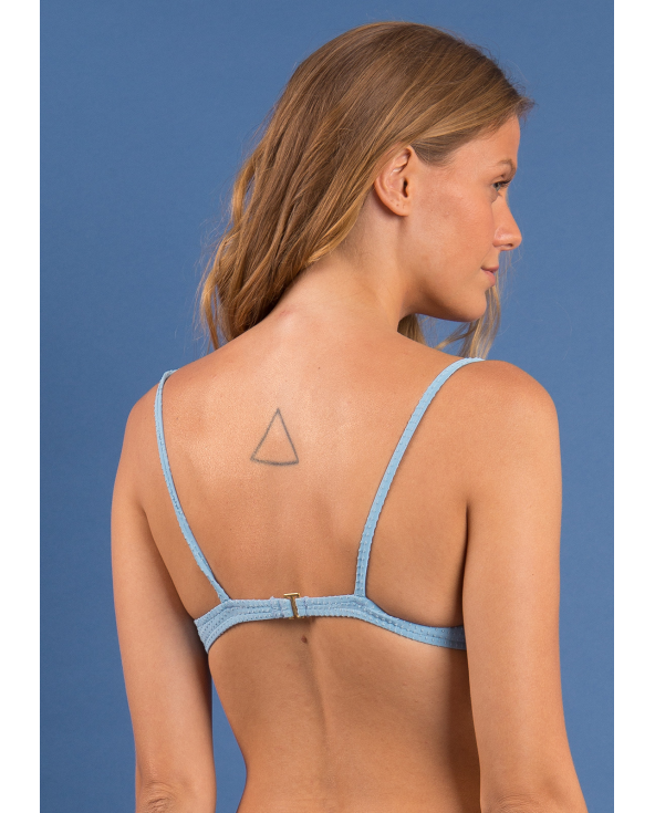 Top Dots-Sky Balconet-Tie