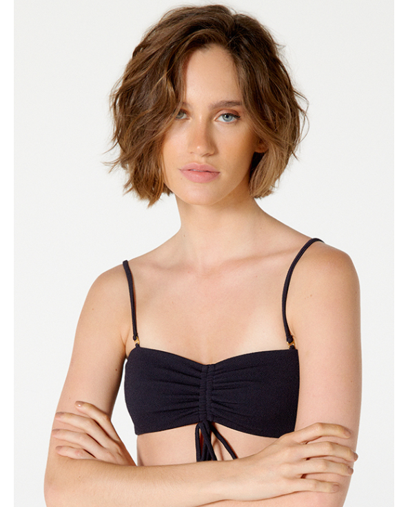 Top Gaya Buzios Crispy Preto