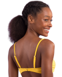 Top Malibu-Yellow Bandeau-Duo
