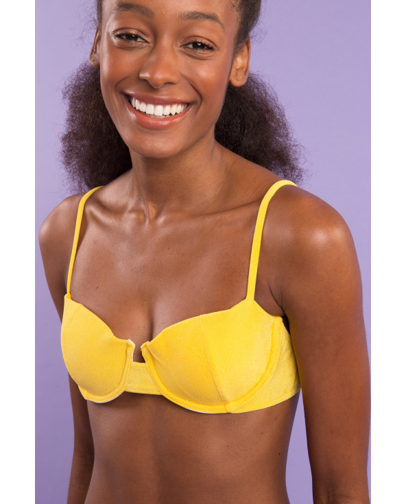 Top Malibu-Yellow Balconet