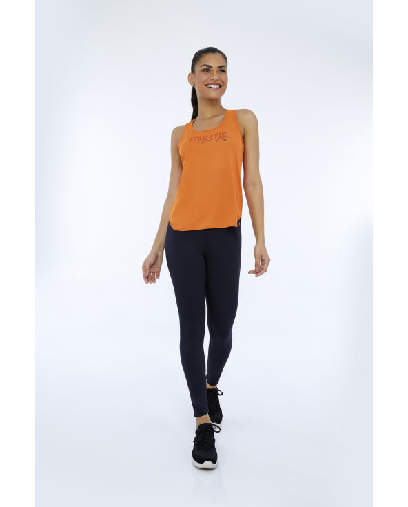 Regata Skin Fit Inspiracional Laranja Orangeade