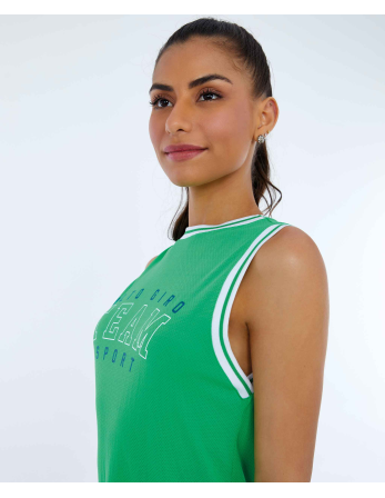 Regata Nylon Dry Alongada Verde Classic 2