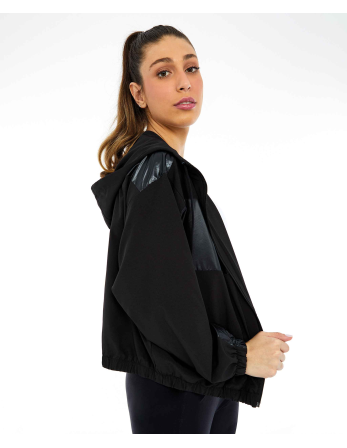 Jaqueta Tecnospan Recortes Preto 2