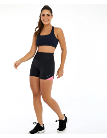 Bermuda Bodytex Barriga Zero E Bolso Preto