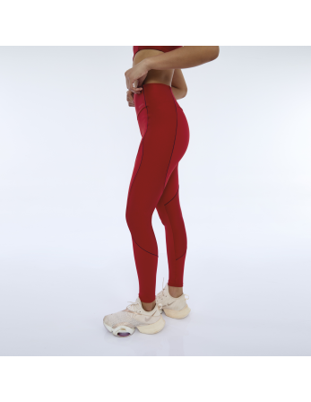 Legging Hyper Recortes Atlanta Vermelho Haute Red 2