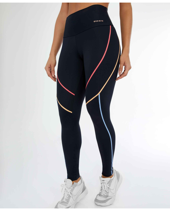 Legging Hyper Galoes E Bolso Preto