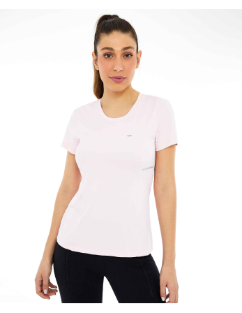 T-Shirt Skin Fit Recortes Com Refletivos Branco Optico