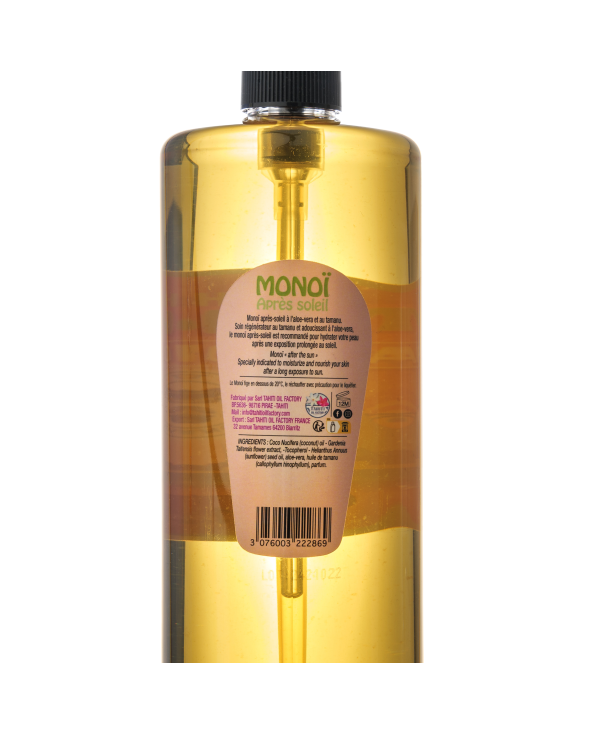 Tevi Monoi Apres Soleil Tamanu Aloe Vera 1L