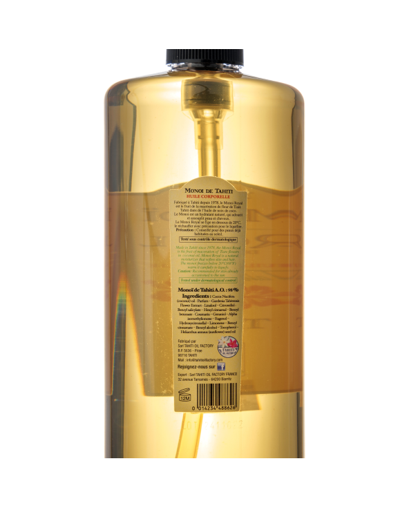 Monoi Royal Tahiti Tiare 1L Pump