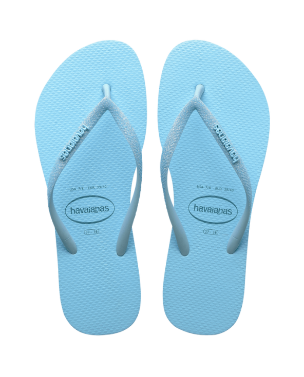 Havaianas Slim Glitter Neon Azul Water
