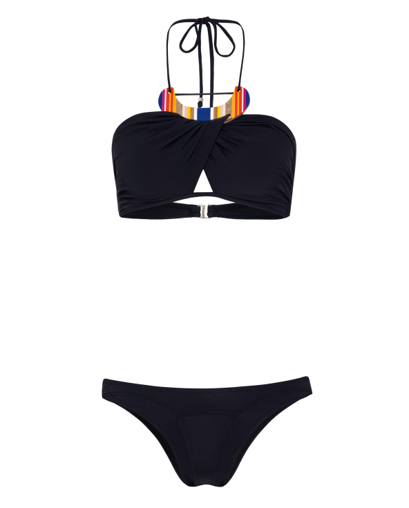 Collar Top Bikini